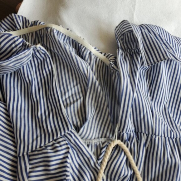 NO.AN Strapless Striped Rope Belt Dress Size Small - Picture 9 of 15